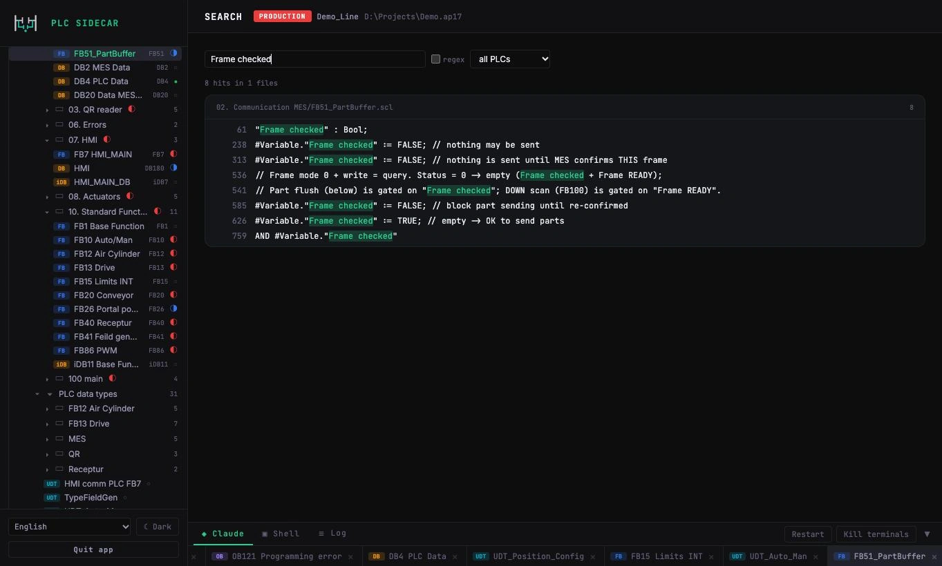 Search: where a variable is used, across the project.